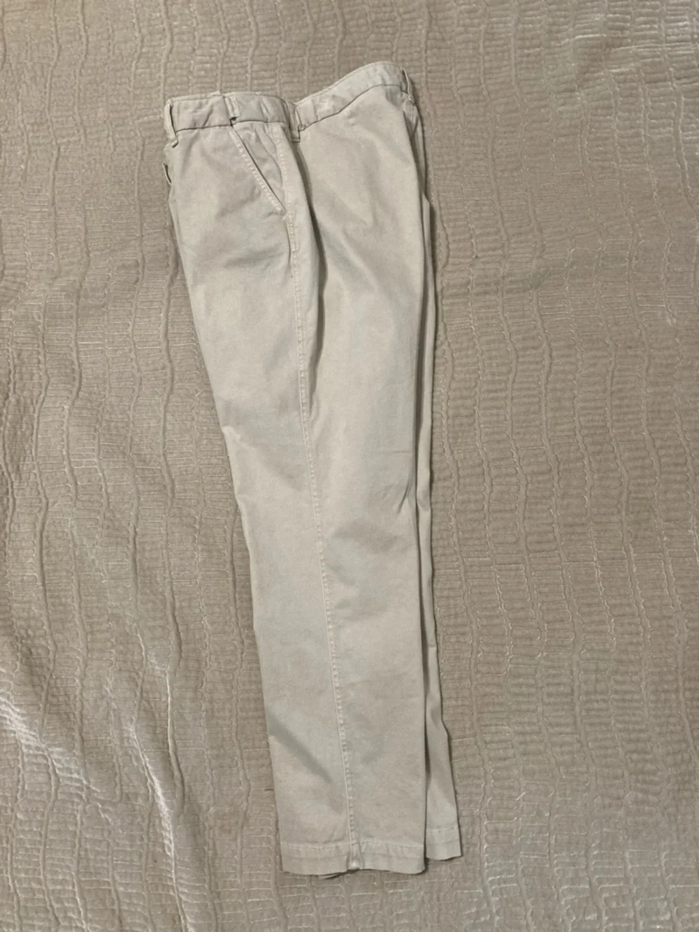 Coldwater Creek women’s Light Beige Straight-Leg Chinos, size 14 petite - Picture 6 of 7